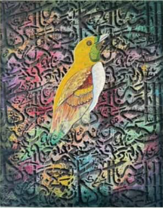 Painting by Mukhlid Al-Mukhtar