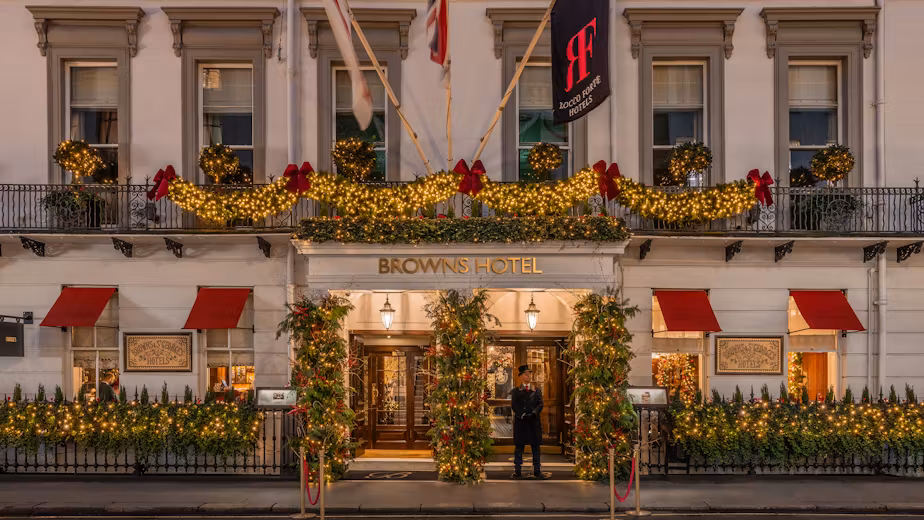 Brown's Hotel in Christmas